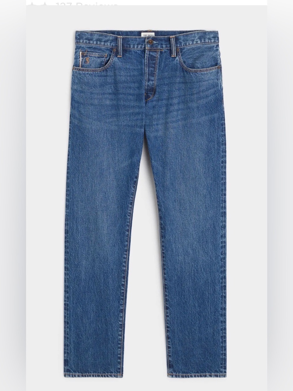 NWT Todd Snyder Slim Selvedge Stonewash Jeans 31/30